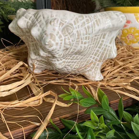 Pottery Barn Enchantment Under the Sea Pearlescent Glazed Conch Shell Bowl 🐚 - Picture 3 of 17